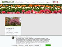 Tablet Screenshot of gartennatur.com